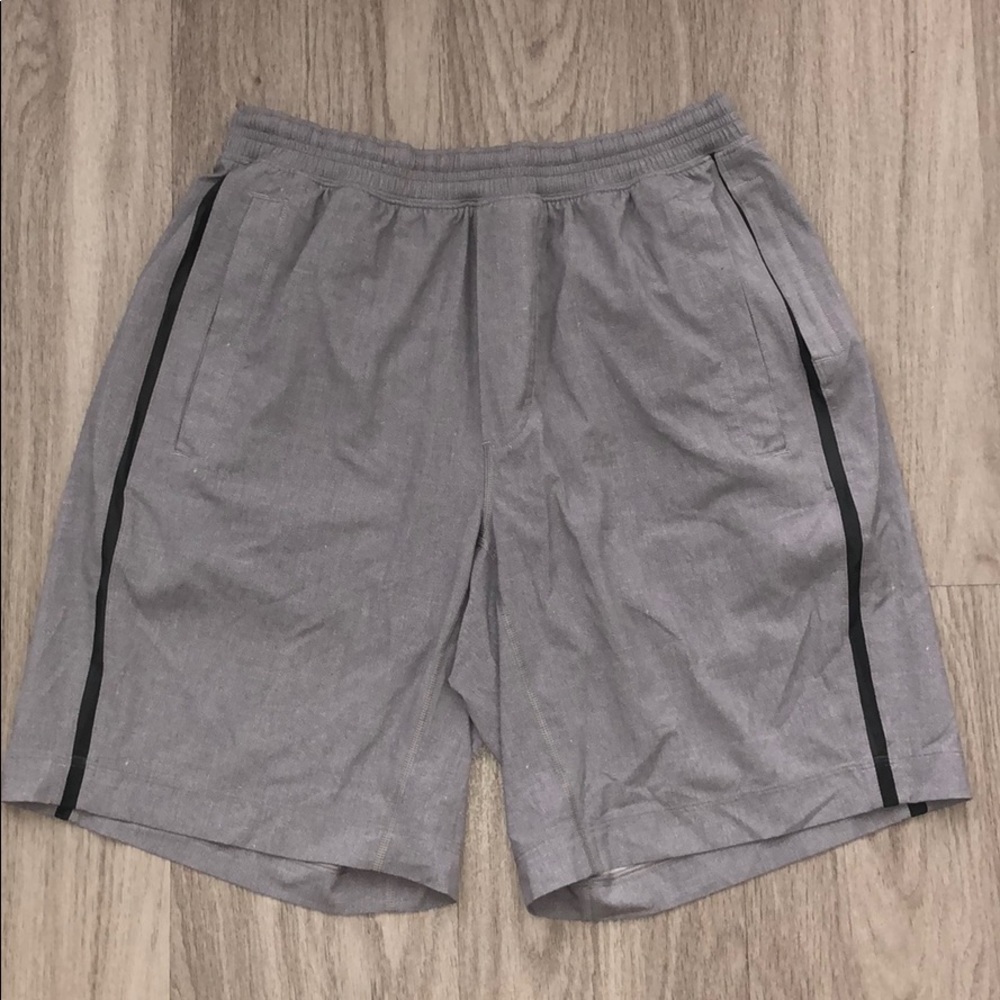 Grey Lined Lululemon Shorts